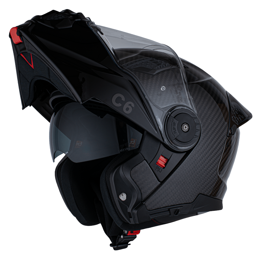 D.O.T. & ECE DAYTONA C6 - GREY CARBON FIBER - 2XL - AT TEN Distribution