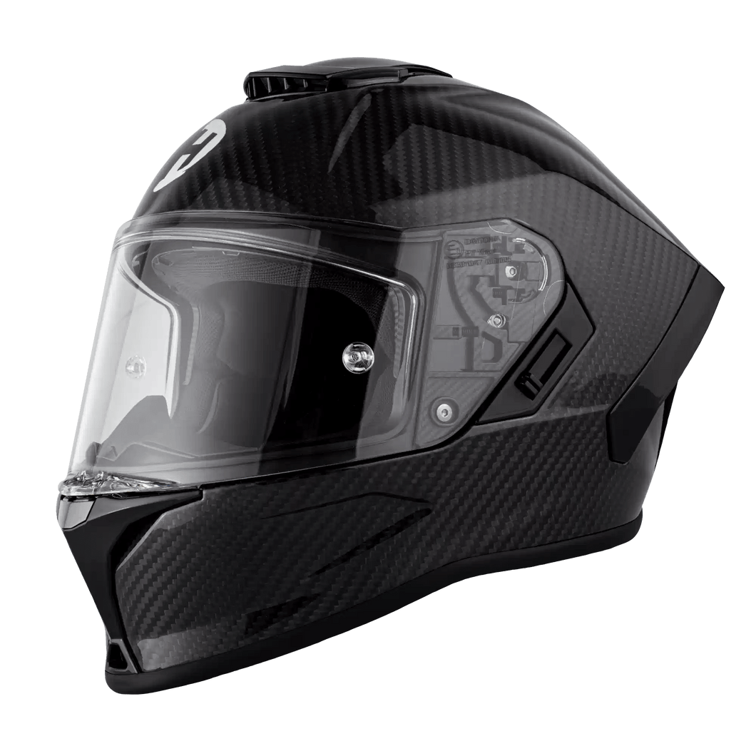 D.O.T. & ECE DAYTONA VIPER - GREY CARBON FIBER - M - AT TEN Distribution