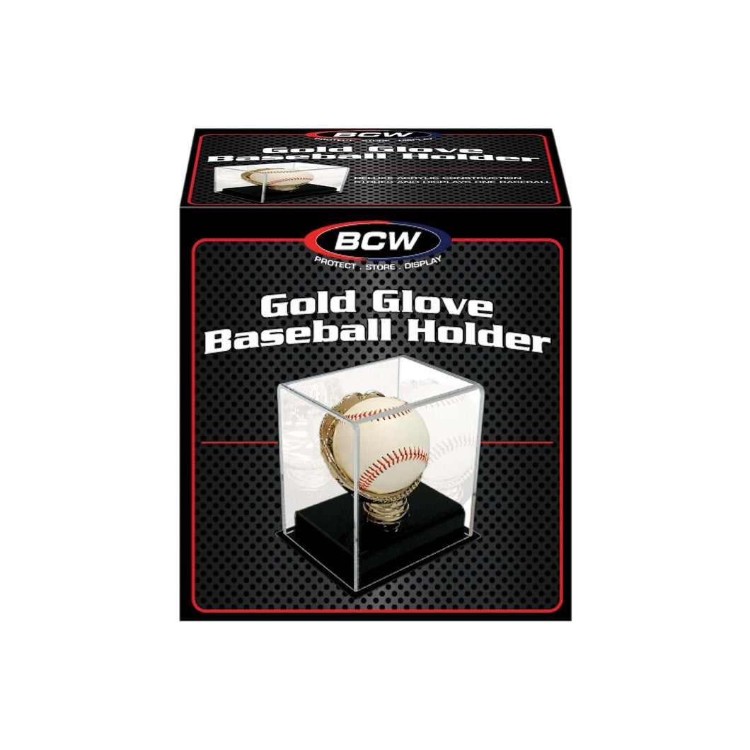 BCW Acrylic Gold Glove Baseball Display