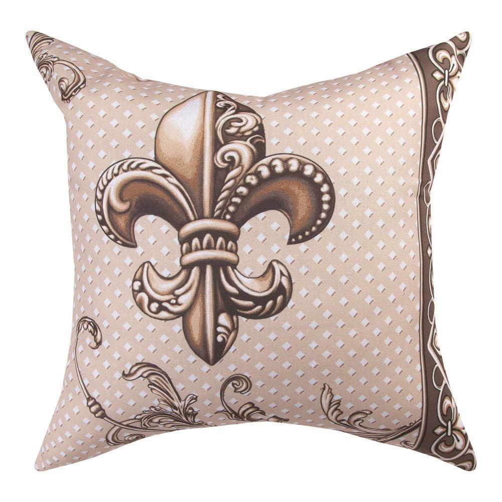 Fleur De Lis Climaweave Pillow 18