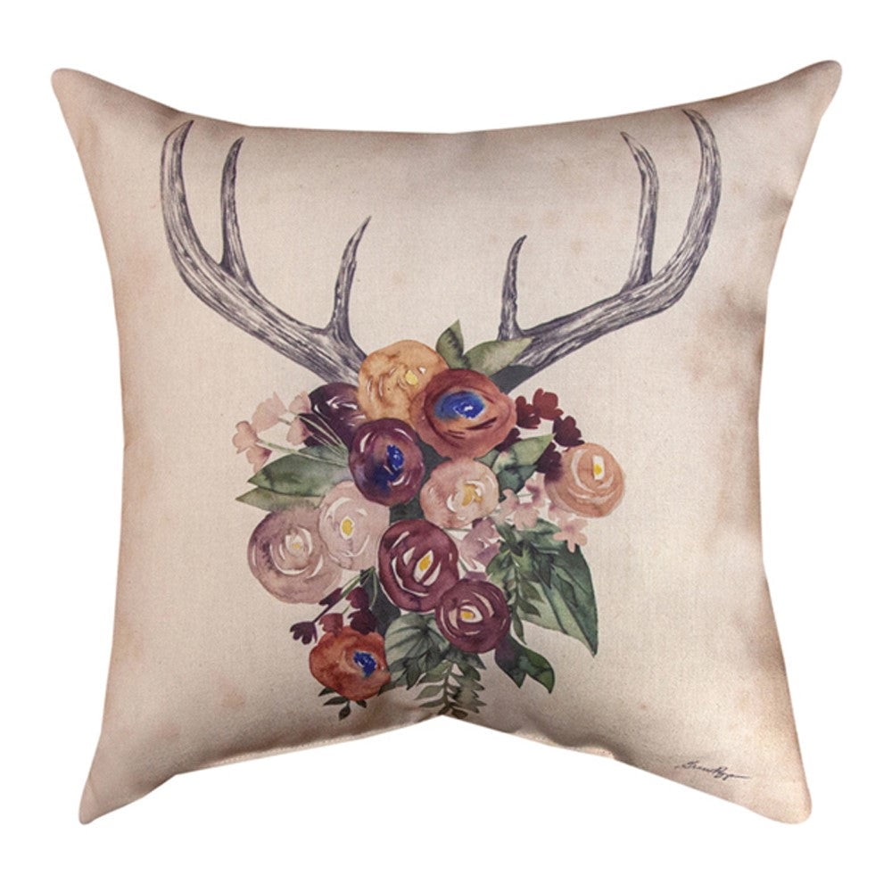 Flower Antlers Climaweave Pillow18