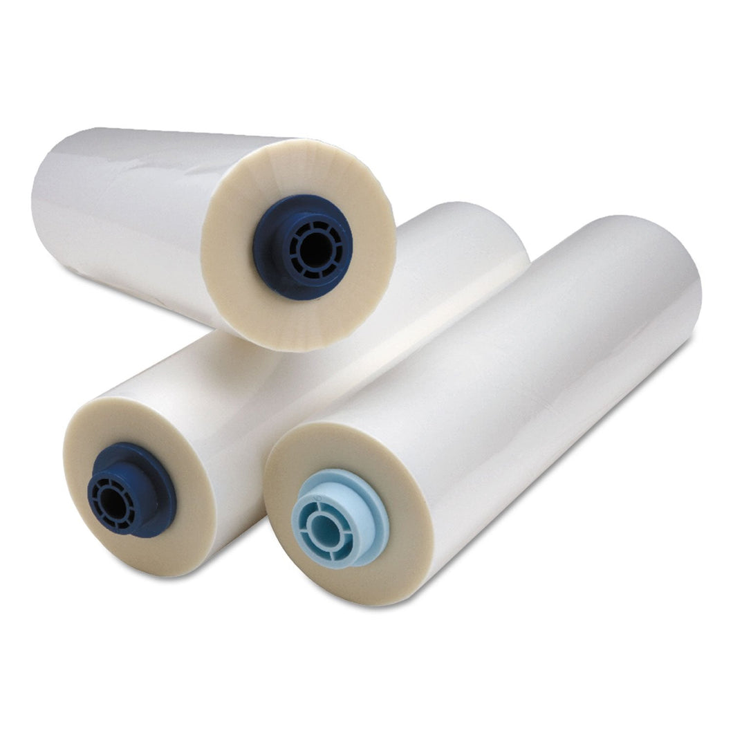GBC Pinnacle EZ Load Blue End Cap Laminating Roll Film, 2 Pack, NAP II, 3 Mil Laminate Rolls, 25