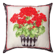 Geranium Pots Climaweave Pillow 18
