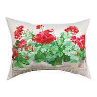 Geraniums Climaweave Pillow 18