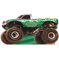 Giant 90in Monster Truck Cardboard Cutout | Skull Shredder Photo Prop Standee - AT TEN Distribution
