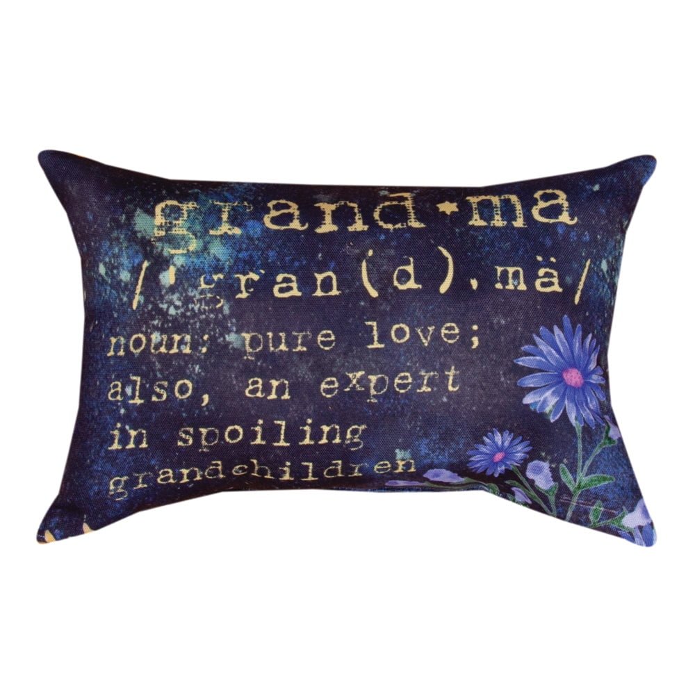 Grandma Definition Word Pillow 12.5