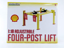 Load image into Gallery viewer, Greenlight 13583 Four - Post Lift - Shell Oil 2 1/18 Scale - AT TEN Distribution
