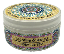 Load image into Gallery viewer, Greenwich Bay JASMINE &amp; HONEY Shea and Cocoa Butter Body Butter - From the Garden Collection - 8 Ounce Tub - AT TEN Distribution
