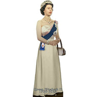 H10521 Young Queen Elizabeth II RIP 1959 Cardboard Cutout Standee Standup - AT TEN Distribution