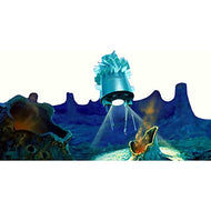 H13144 Extraterrestrial Europa Deep Sea Ocean Floor with Drone Cardboard Cutout - AT TEN Distribution