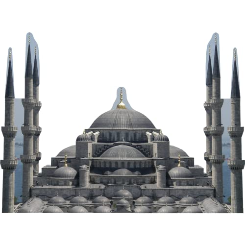 H13164 Blue Mosque Sultan Ahmed Istanbul Turkey Cardboard Cutout Back Drop Stand up - AT TEN Distribution
