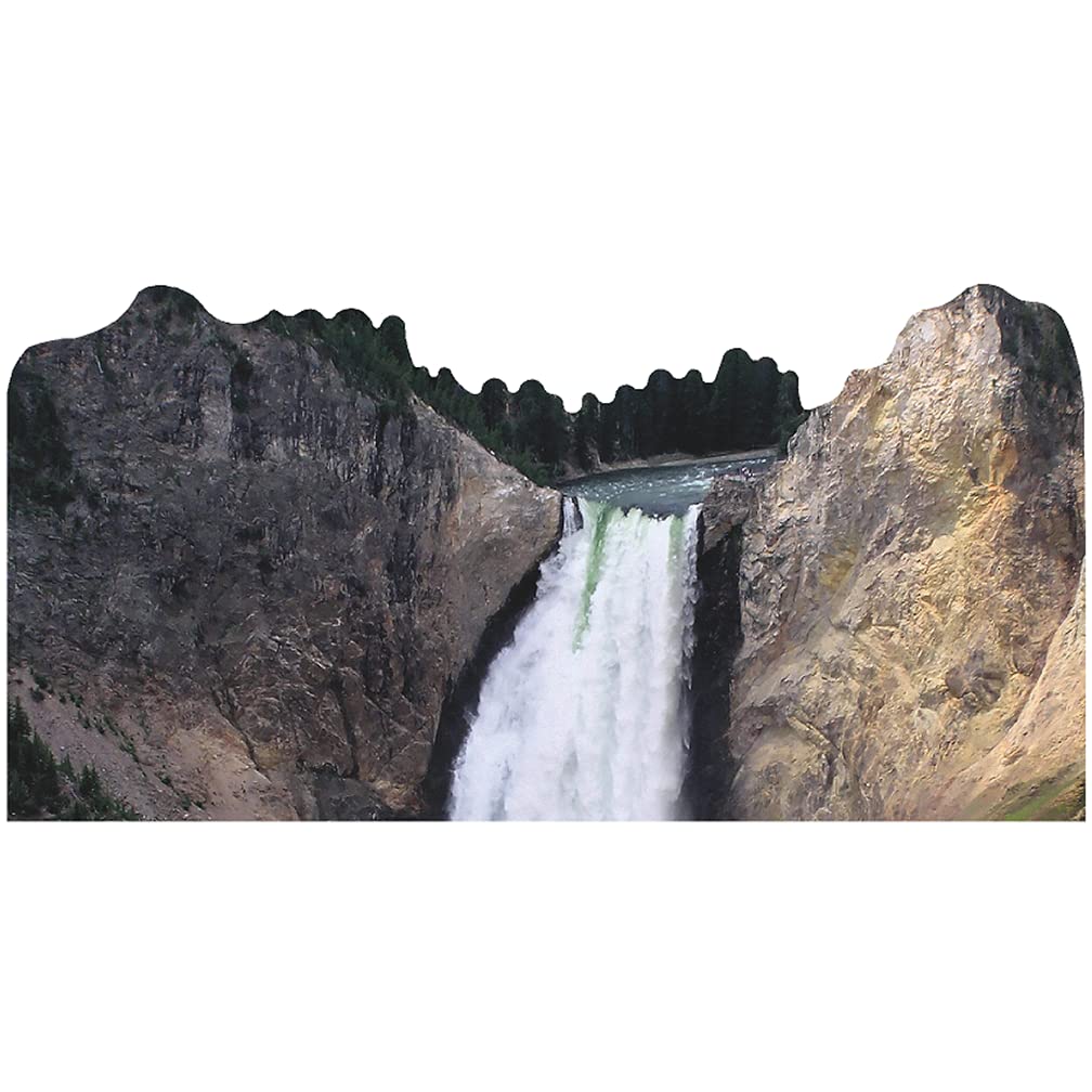 H13204 Yellowstone National Park Waterfall Wyoming Cardboard Cutout Standee Standup - AT TEN Distribution