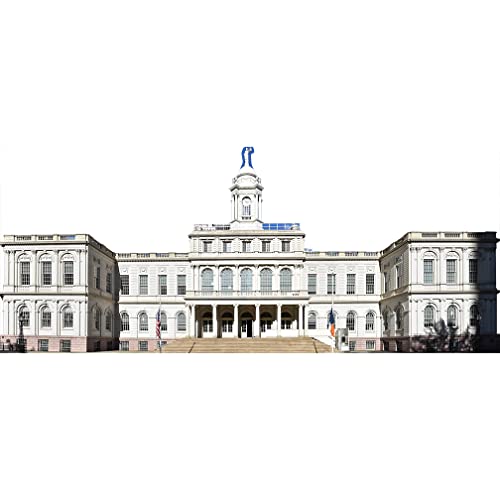 H13481 New York City Hall Historic Landmark Cardboard Cutout Back Drop Stand up - AT TEN Distribution