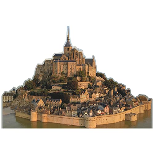 H13493 Mont Saint - Michel Normandy France Cardboard Cutout Standee Standup - AT TEN Distribution