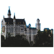 H13494 Neuschwanstein Castle Germany Cardboard Cutout Standee Standup - AT TEN Distribution