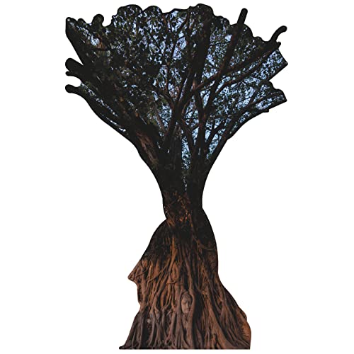 H13508 Bodhi Tree Buddha Head Thailand Cardboard Cutout Standee Standup - AT TEN Distribution