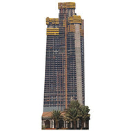 H13511 Jeddah Tower Saudi Arabia Current Construction Cardboard Cutout Standee Standup - AT TEN Distribution