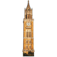 H13526 Rajabai Clock Tower Mumbai India Cardboard Cutout Standee Standup - AT TEN Distribution