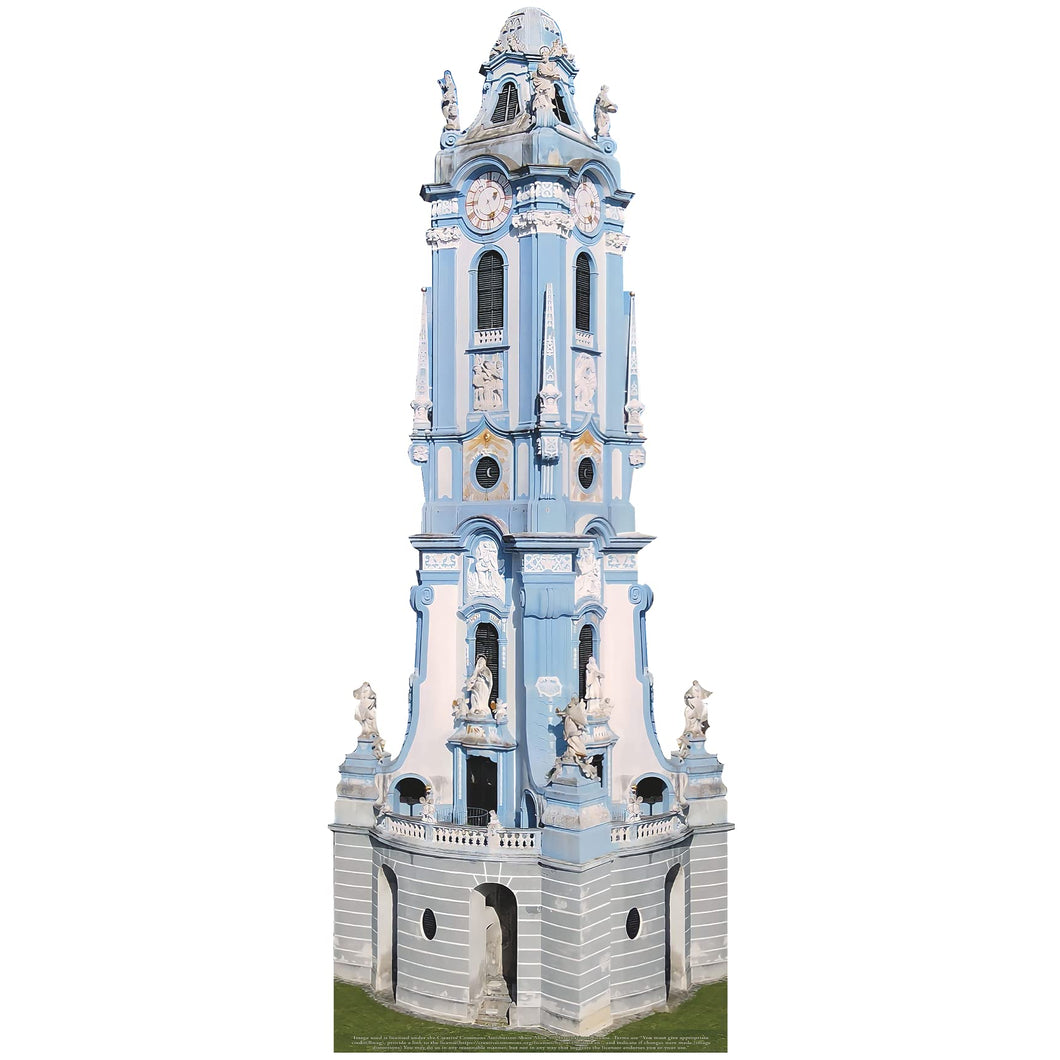 H13531 Durnstein Austria Monastery Bell Tower Cardboard Cutout Standee Standup - AT TEN Distribution
