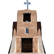 H13545 San Miguel Mission Church Santa Fe Cardboard Cutout Standee Standup - AT TEN Distribution