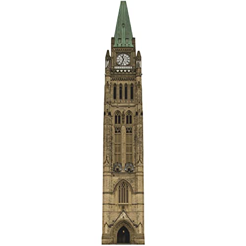 H13546 Peace Clock Tower Ottawa Ontario Cardboard Cutout Standee Standup - AT TEN Distribution