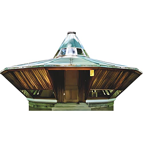 H13549 Jackie Gleason UFO Mothership Space Ship House Cardboard Cutout Standee Standup - AT TEN Distribution