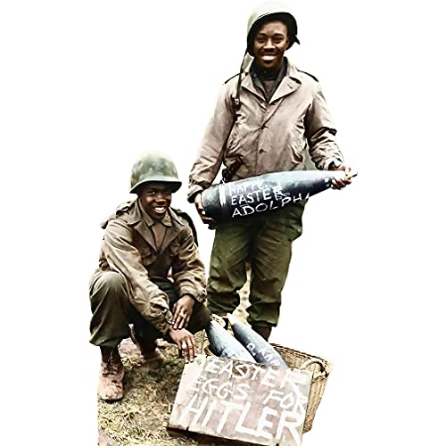 H32014 Easter Eggs for Hitler World War 2 Artillery Shells Historical Cardboard Cutout - AT TEN Distribution