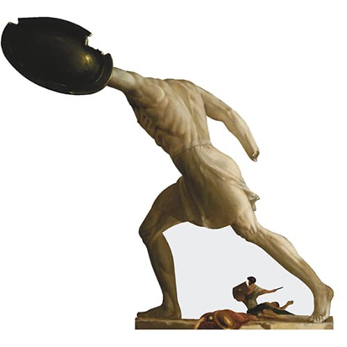H32026 Borghese Gladiator from Destruction Historical Cardboard Cutout - AT TEN Distribution