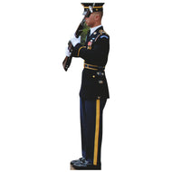 H32033 US Army Honor Guard Rifle Tomb Unknown Soldier Cardboard Cutout Standee Standup - AT TEN Distribution