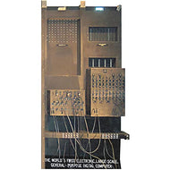 H37020 ENIAC 1945 First Electronic Large Scale Digital Computer Cardboard Cutout Standee Standup - AT TEN Distribution