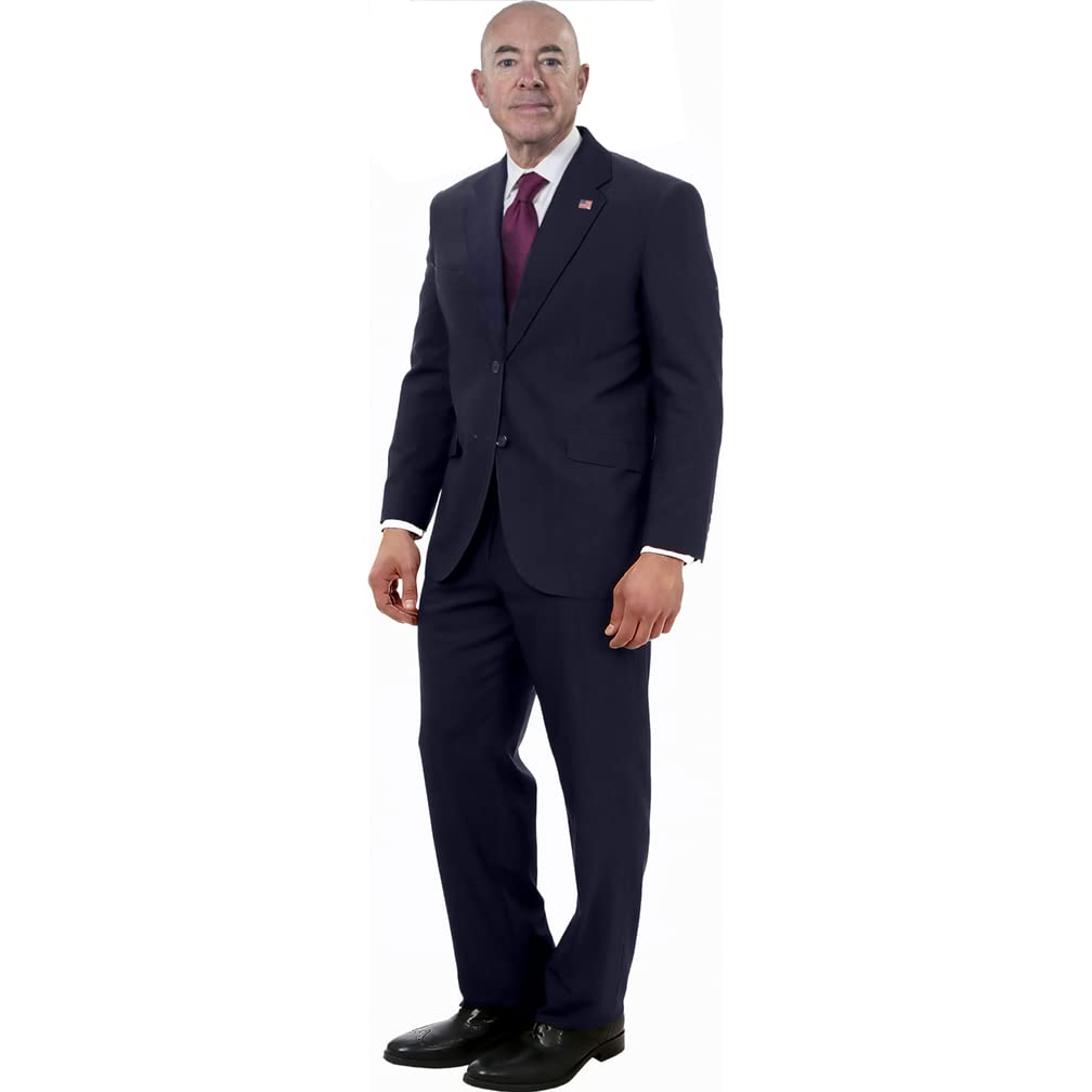 H38123 Alejandro Mayorkas Cardboard Cutout Standup - AT TEN Distribution