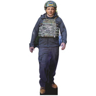 H38133 Volodymyr Zelensky Ukraine Ukrainian Military Helmet Gear Cardboard Cutout Standee Standup - AT TEN Distribution