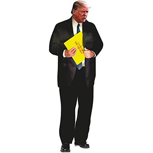 H38153 Donald Trump Top Secret Documents Confidential Classified Cardboard Cutout Standee Standup - AT TEN Distribution