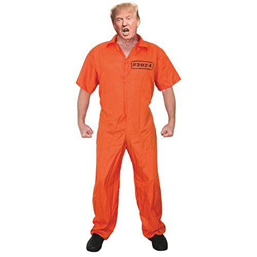 H38156 Donald Trump Prison Orange Jumpsuit Cardboard Cutout Standee Standup - AT TEN Distribution