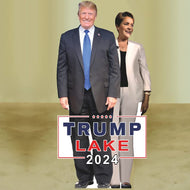 H38162 Trump and Kari Lake Cardboard Cutout Standee Standup - AT TEN Distribution