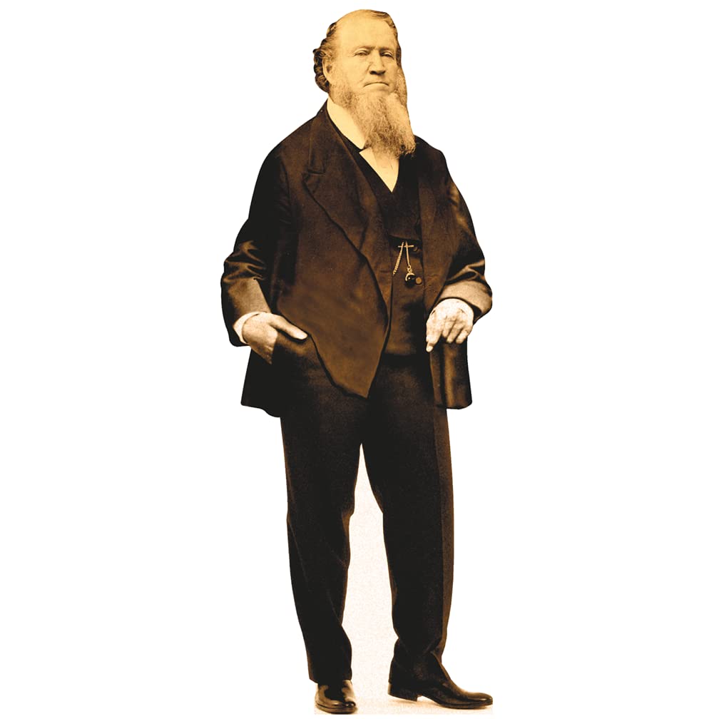 H48812 Brigham Young Mormon Church of Jesus Christ of Latter - Day Saints Cardboard Cutout Standee Standup - AT TEN Distribution