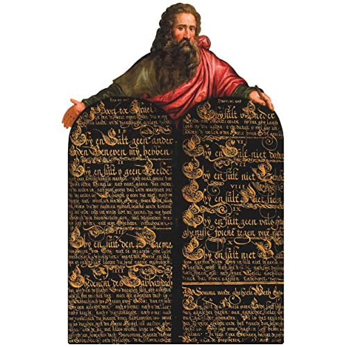 H48819 Moses and The Ten Commandments Cardboard Cutout Standee Standup - AT TEN Distribution