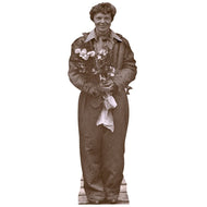 H58091 Amelia Earhart Aviator Cardboard Cutout Standee Standup - AT TEN Distribution