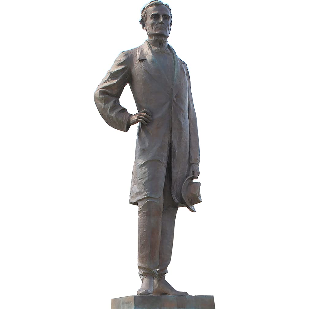 H61454 Jefferson Davis Statue Civil war Historical Cardboard Cutout - AT TEN Distribution