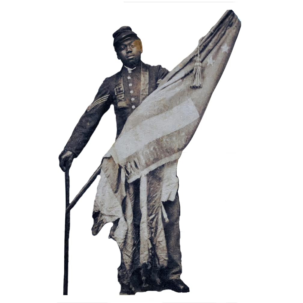 H61455 William Harvey Carney Union Soldier Civil War Cardboard Cutout Standup - AT TEN Distribution