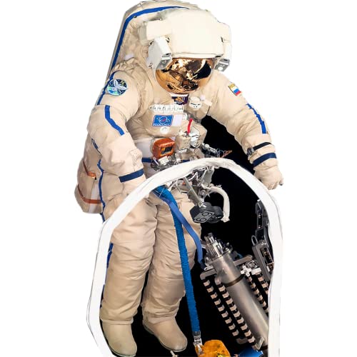 H69324 Roscosmos Russian Cosmonaut Astronaut Spacewalk ISS NASA Space Astronomy Cardboard Cutout Back Drop Stand up - AT TEN Distribution