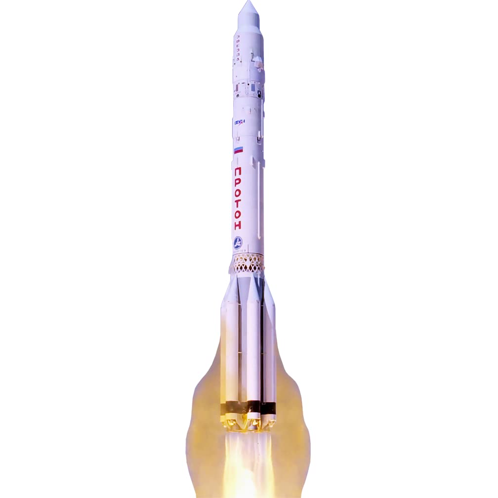 H69349 Soviet Proton Russian Space Race Rocket Launch NASA Astronomy Cardboard Cutout Standup - AT TEN Distribution
