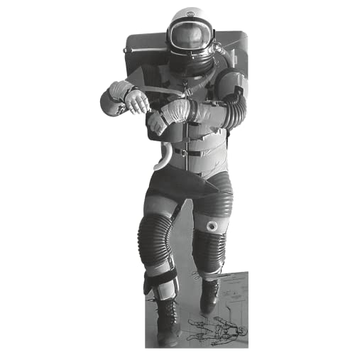 H69355 NASA Astronaut 1966 Lunar Gravity Space Suit Space Race Cardboard Cutout Standup - AT TEN Distribution