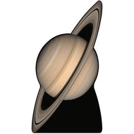 H69367 Tall Saturn at Angle 89inch NASA Astronomy Cardboard Cutout Standee Standup - AT TEN Distribution