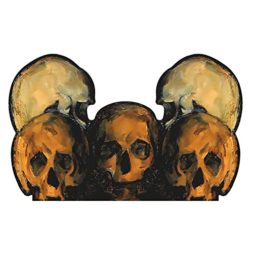 H79502 Skull Pile Painting Paul Cezanne Cardboard Cutout Standee Standup - AT TEN Distribution