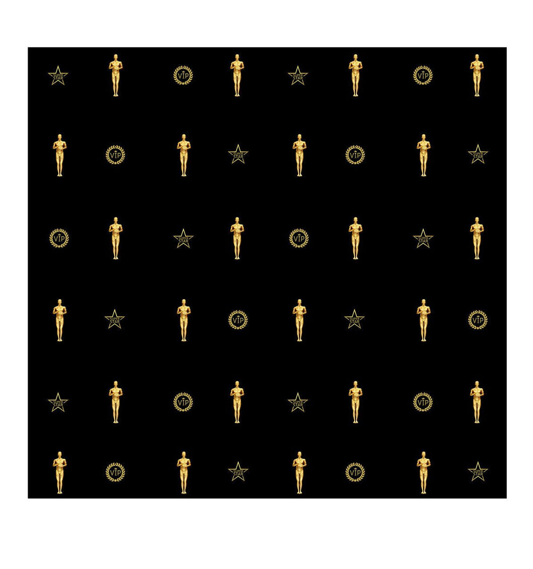 Hollywood Step and Repeat Photo Backdrop Cardboard Cutout - AT TEN Distribution