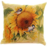 Home & Garden Chickadee's Feast Pillow Fabric Climaweave Slfast - AT TEN Distribution