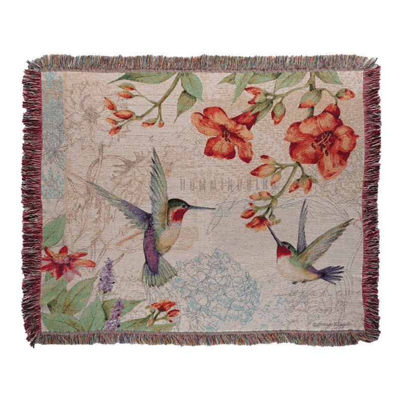 Hummingbirds Tapestry Throw 50