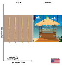 Load image into Gallery viewer, Island Backdrop Life - Size Cardboard Cutout - AT TEN Distribution
