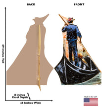 Load image into Gallery viewer, Italy Gondola Ride Cardboard Cutout 1858 - AT TEN Distribution
